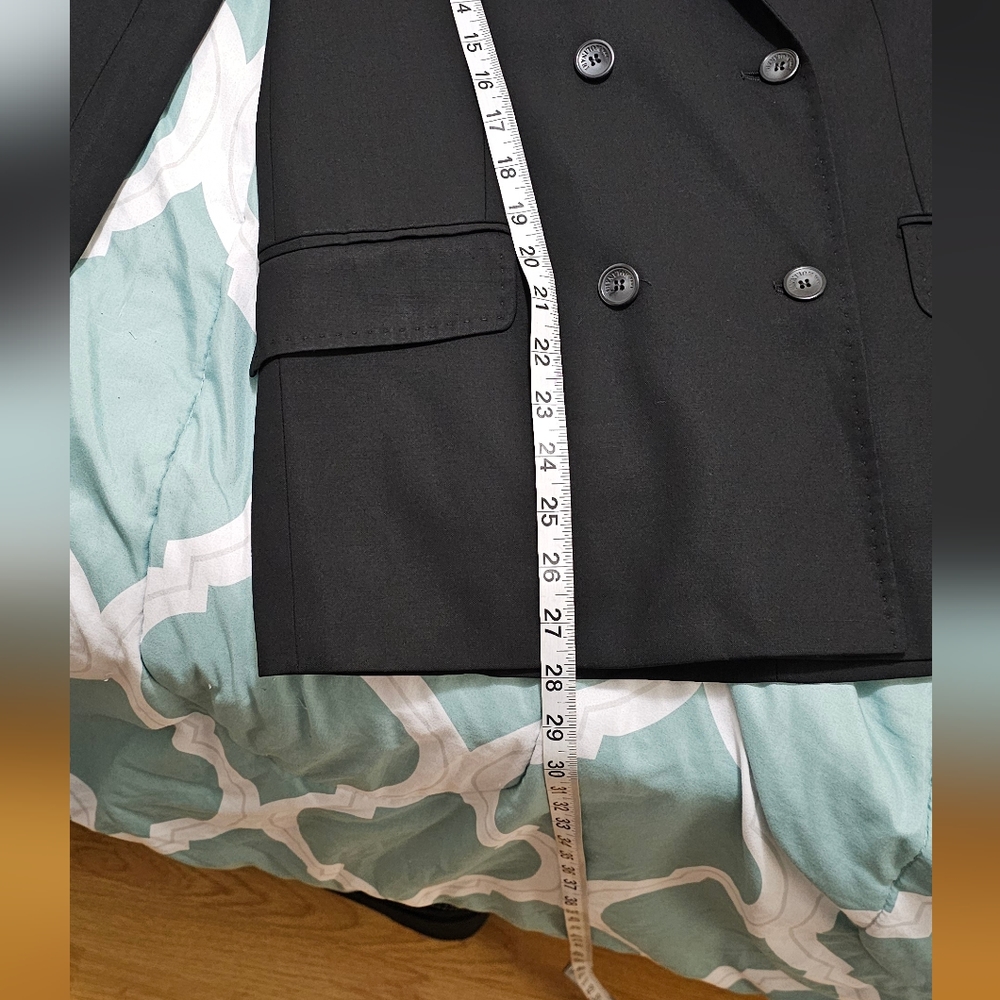 Anna Molinari double-breasted blazer black sz 40 - Picture 5 of 7